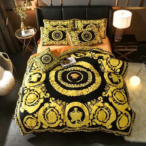 fake versace bed sheets|versace style bedroom set.